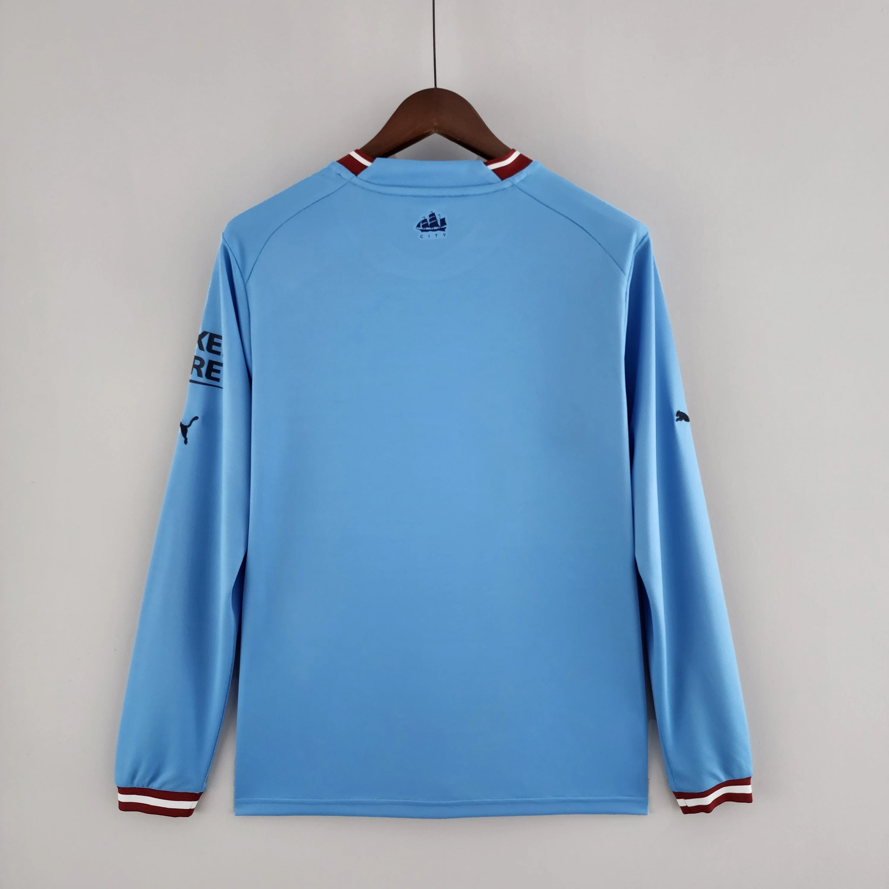 MANCHESTER CITY 2022 - 2023 HOME JERSEY LONG-SLEEVED