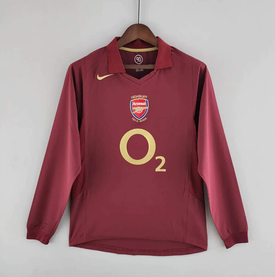 ARSENAL 2005 - 2006  HOME JERSEY LONG-SLEEVED