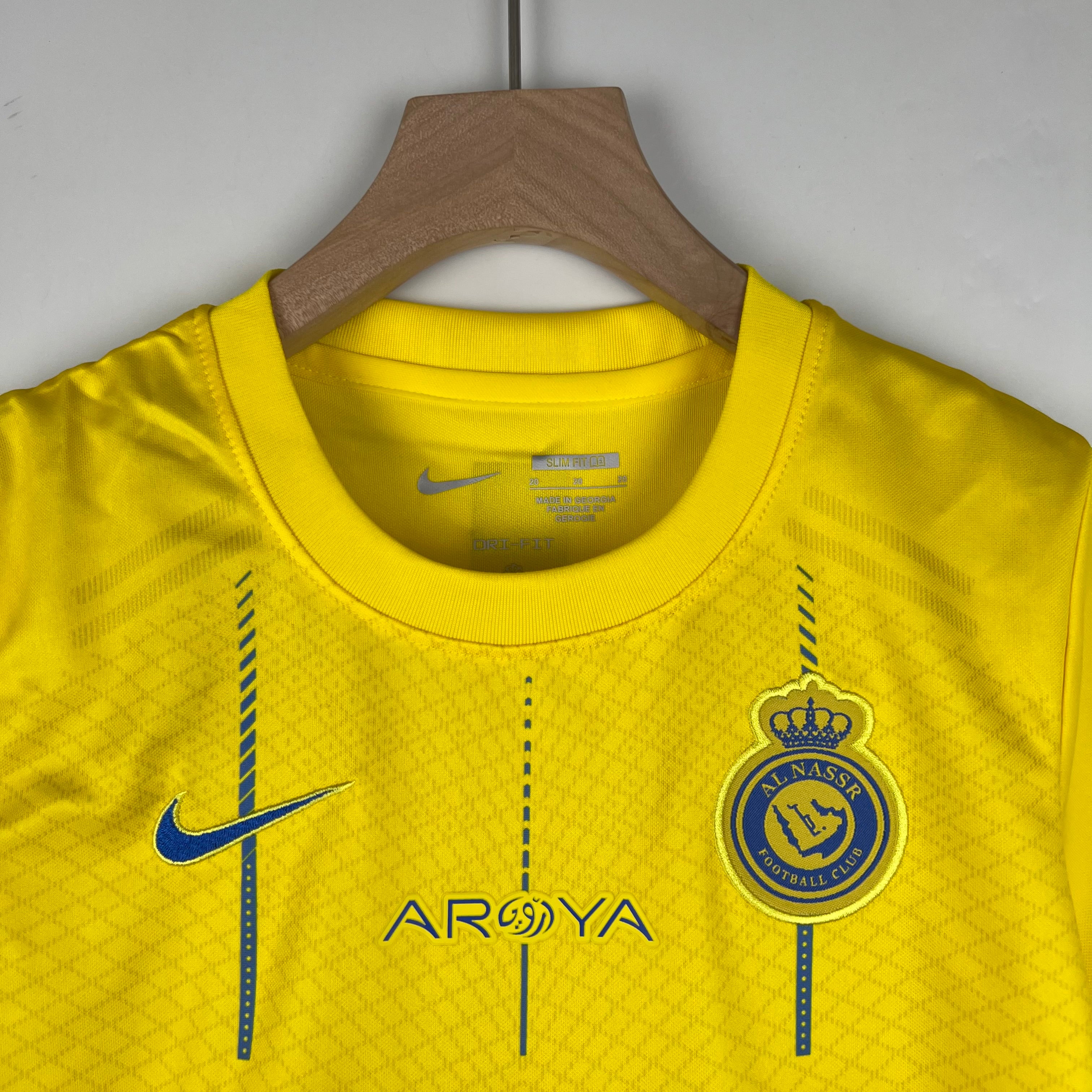 AL NASSR HOME JERSEY 2023 - 2024 FOR KIDS