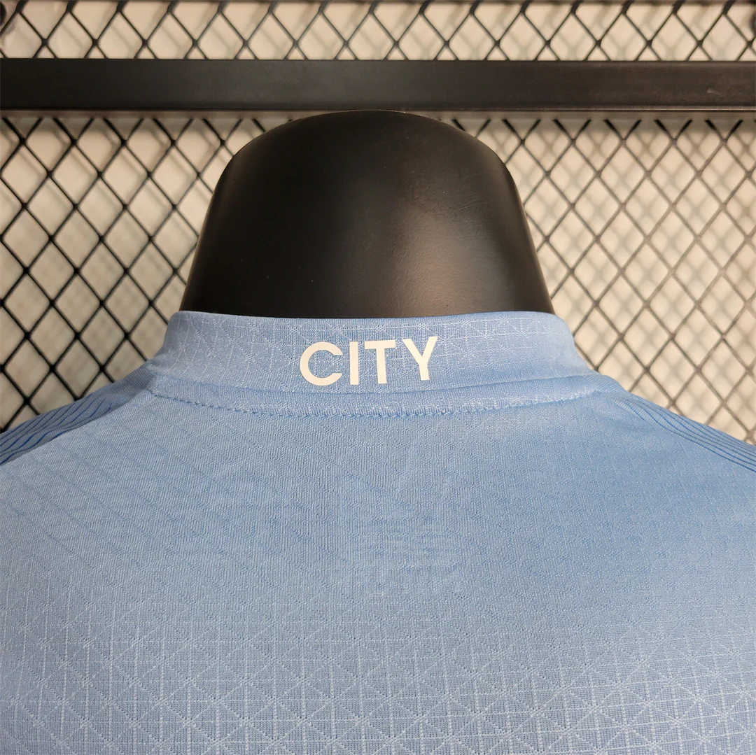 MANCHESTER CITY 2023 - 2024 HOME JERSEY PLAYER EDITION