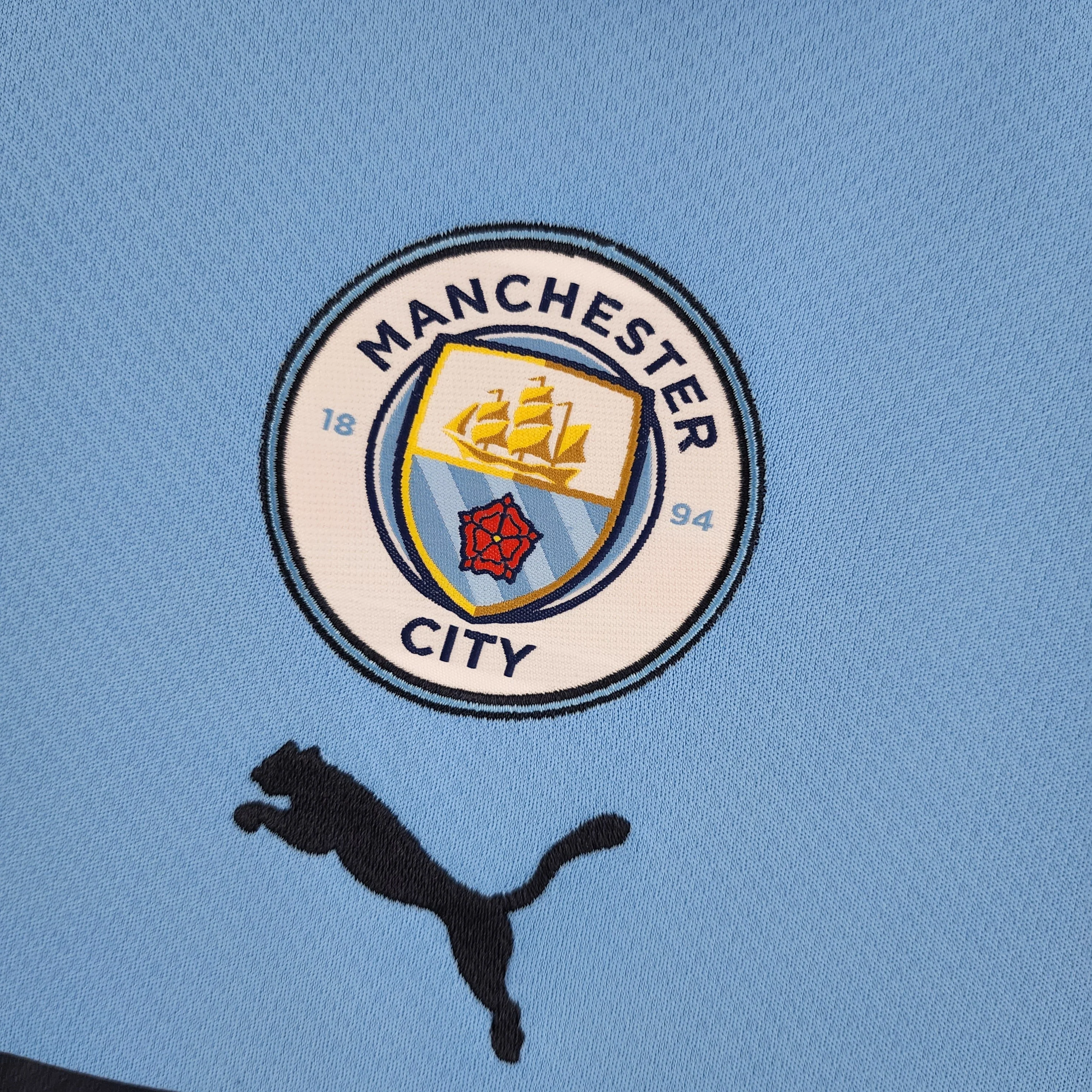 MANCHESTER CITY 2022 - 2023 HOME JERSEY LONG-SLEEVED