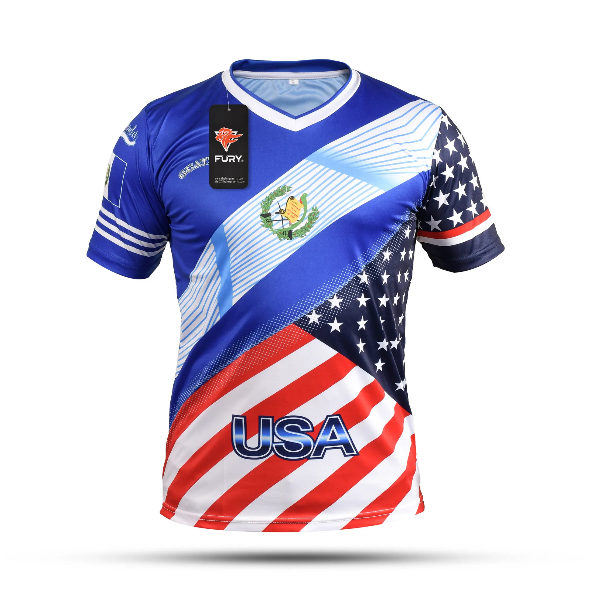 Fury Guatemala Soccer jersey Camiseta de futbol de Guatemala Jersey Camiseta Guatemala Short Sleeve