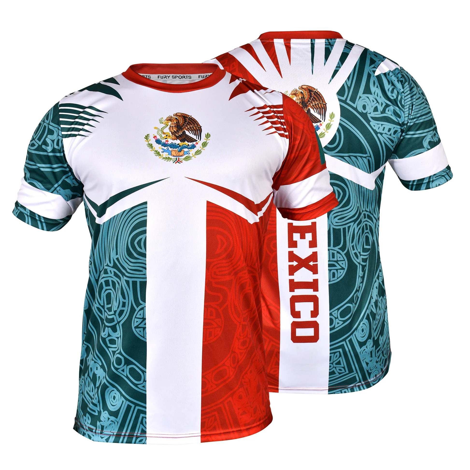 Fury Mexico Soccer Jersey Mexico Shirt for Mexican Unisex_Mujer_Hombre_Men