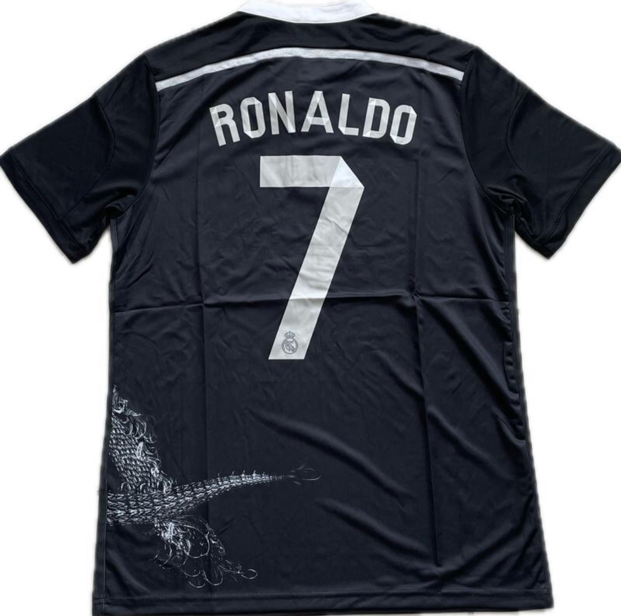 RONALDO Real Madrid Cristiano Ronaldo Yohji Yamamoto Mens Black Third Dragon Kit