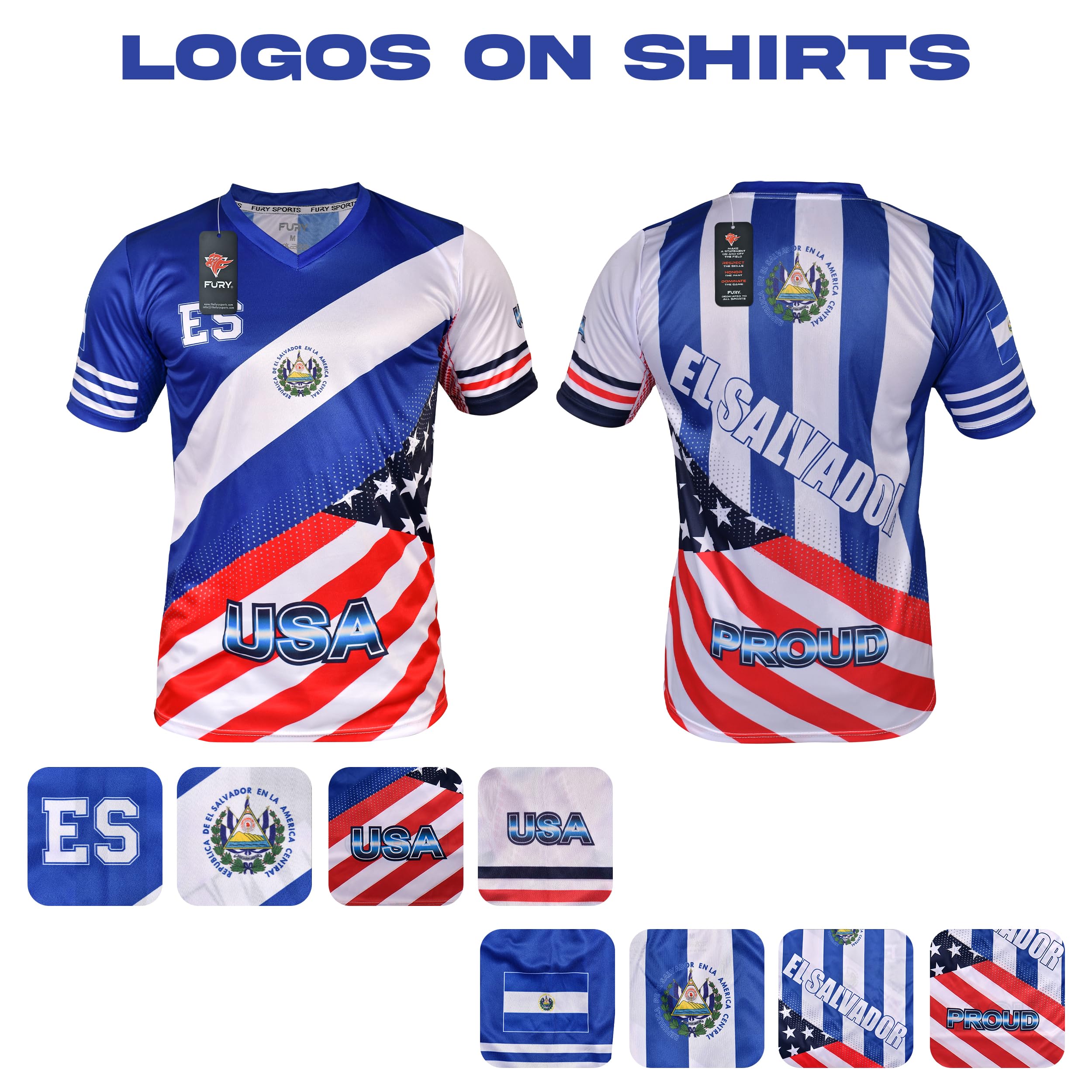 Fury Honduras and USA Flag Mix Soccer Jersey - Honduras Shirt - Camiseta de Futbol Honduras Jersey Hombres_Men_Women_Unisex4