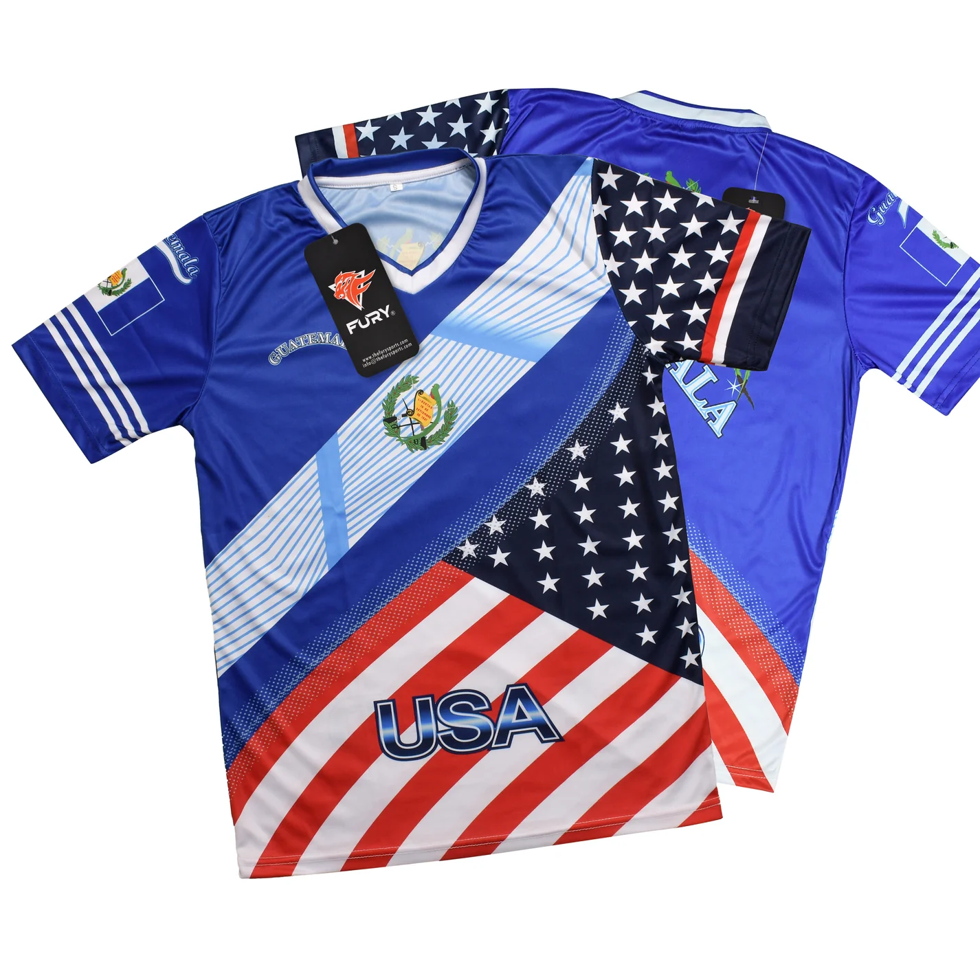 Fury Guatemala Soccer jersey Camiseta de futbol de Guatemala Jersey Camiseta Guatemala Short Sleeve