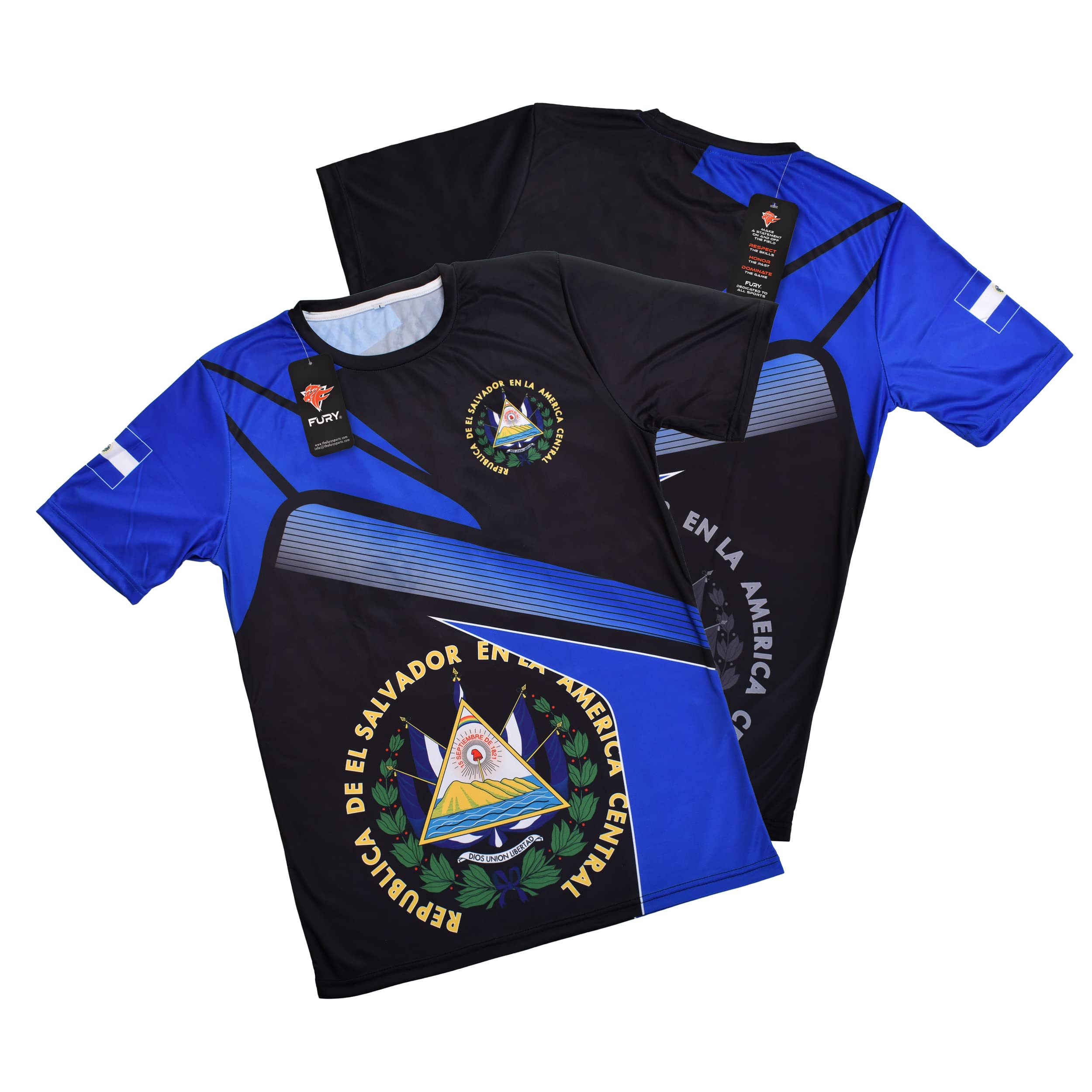 Fury El Salvador Soccer Jersey - El Salvador Football Shirt Camiseta de futbol de El Salvador Jersey