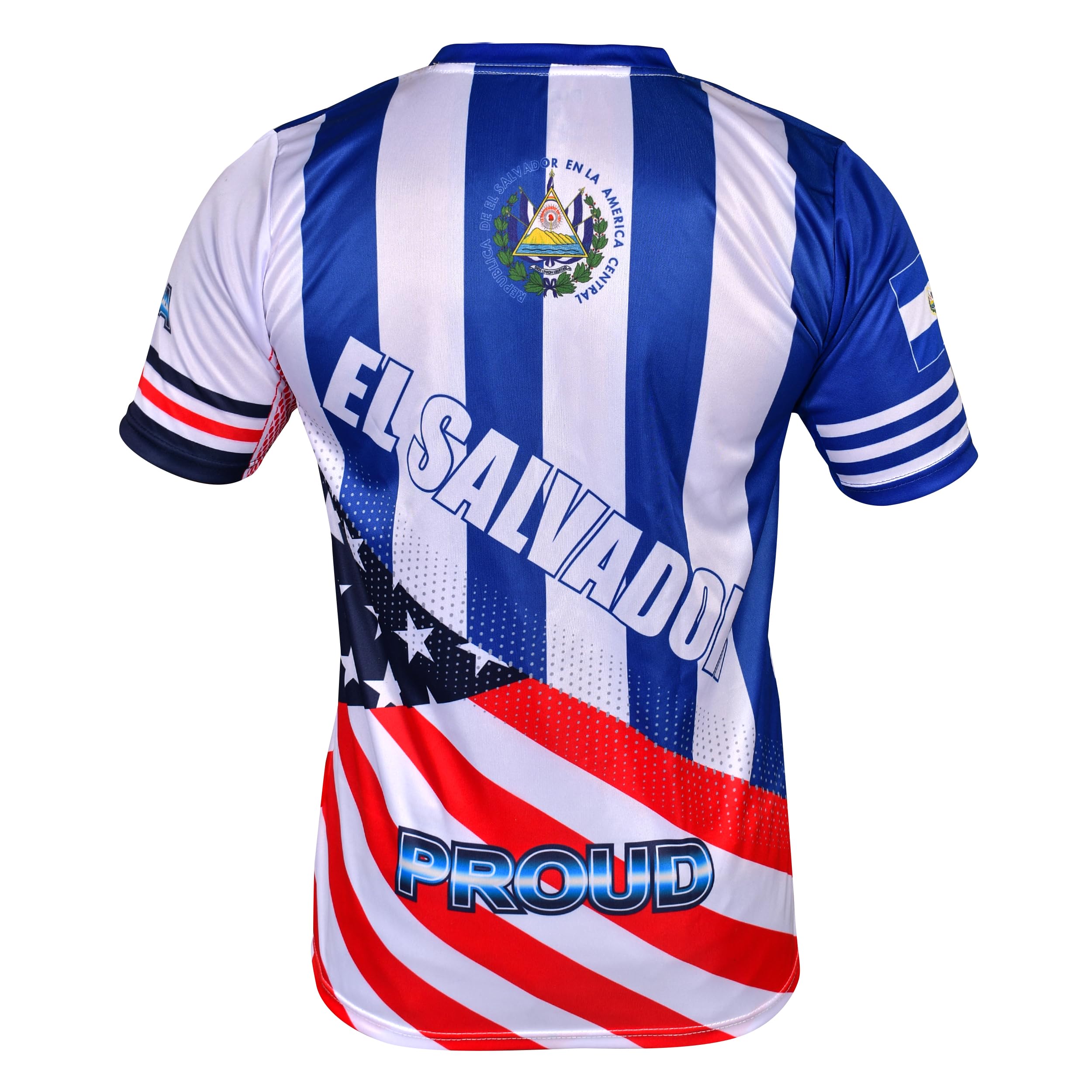 Fury Honduras and USA Flag Mix Soccer Jersey - Honduras Shirt - Camiseta de Futbol Honduras Jersey Hombres_Men_Women_Unisex4