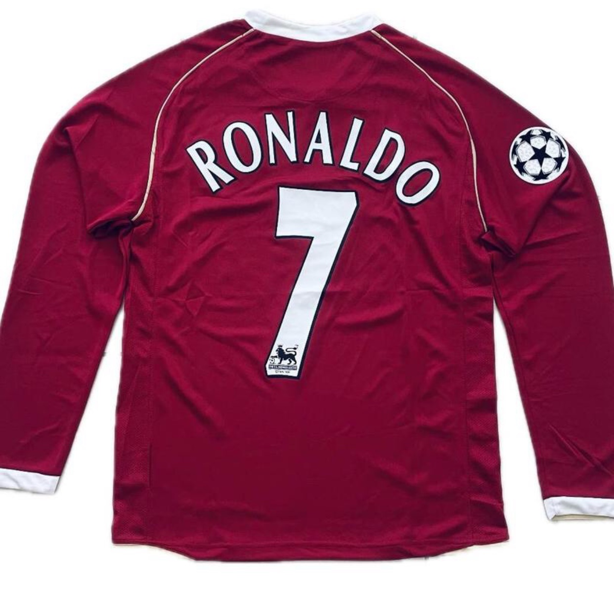 Vintage Manchester United 2006 2007 Cristiano Ronaldo Home Soccer Jersey Premier Ballstar Patch MUFC
