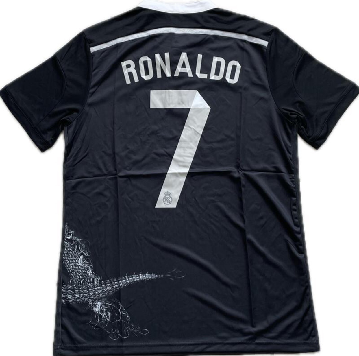 RONALDO Real Madrid Cristiano Ronaldo Yohji Yamamoto Mens Black Third Dragon Kit