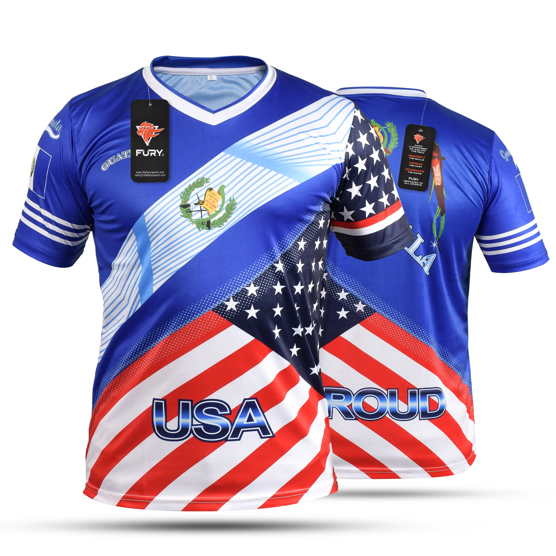 Fury Guatemala Soccer jersey Camiseta de futbol de Guatemala Jersey Camiseta Guatemala Short Sleeve