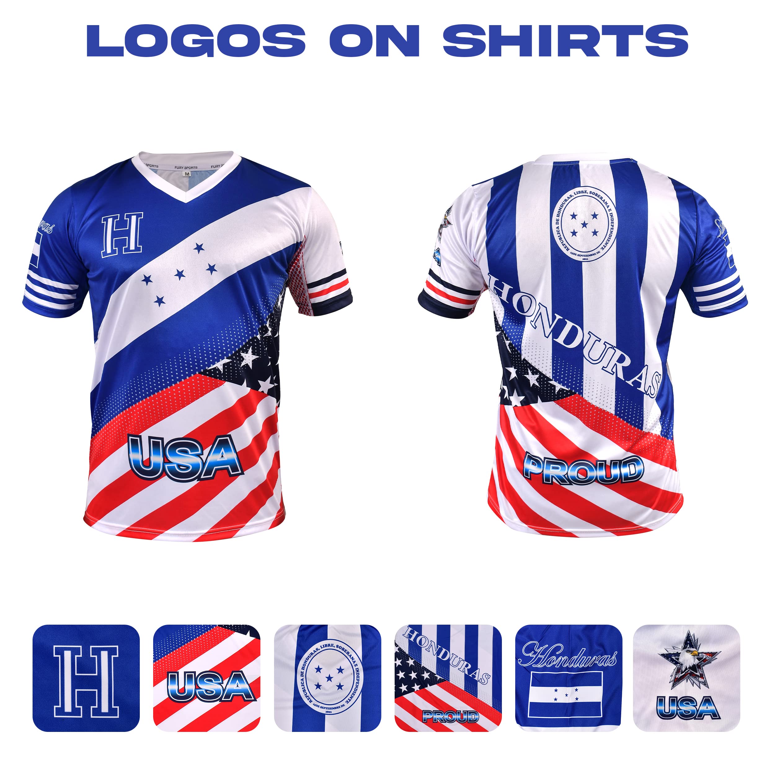 Angry Honduran and American flags Mixed soccer jersey - Honduras Shirt - Camiseta de Futbol Honduras jersey Hombres_ Men's_women's_neutral