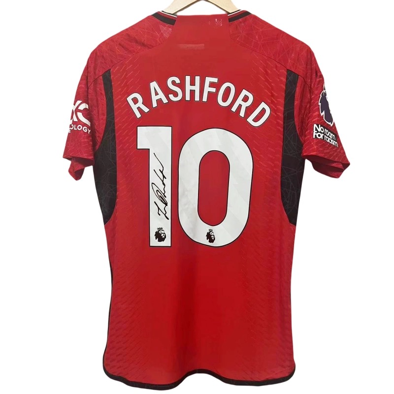 23-24 Rashford signed shirt number 10 Home short sleeve fan edition Player Edition signet campaign