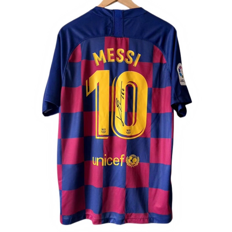 1920 Barcelona home Messi 10 signature shirt football shirt shirt classic retro jersey