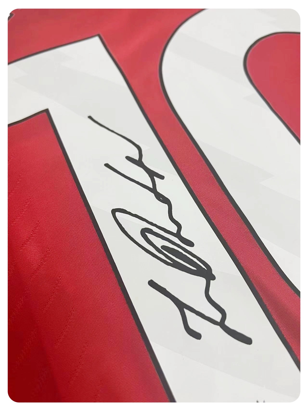 23-24 Rashford signed shirt number 10 Home short sleeve fan edition Player Edition signet campaign