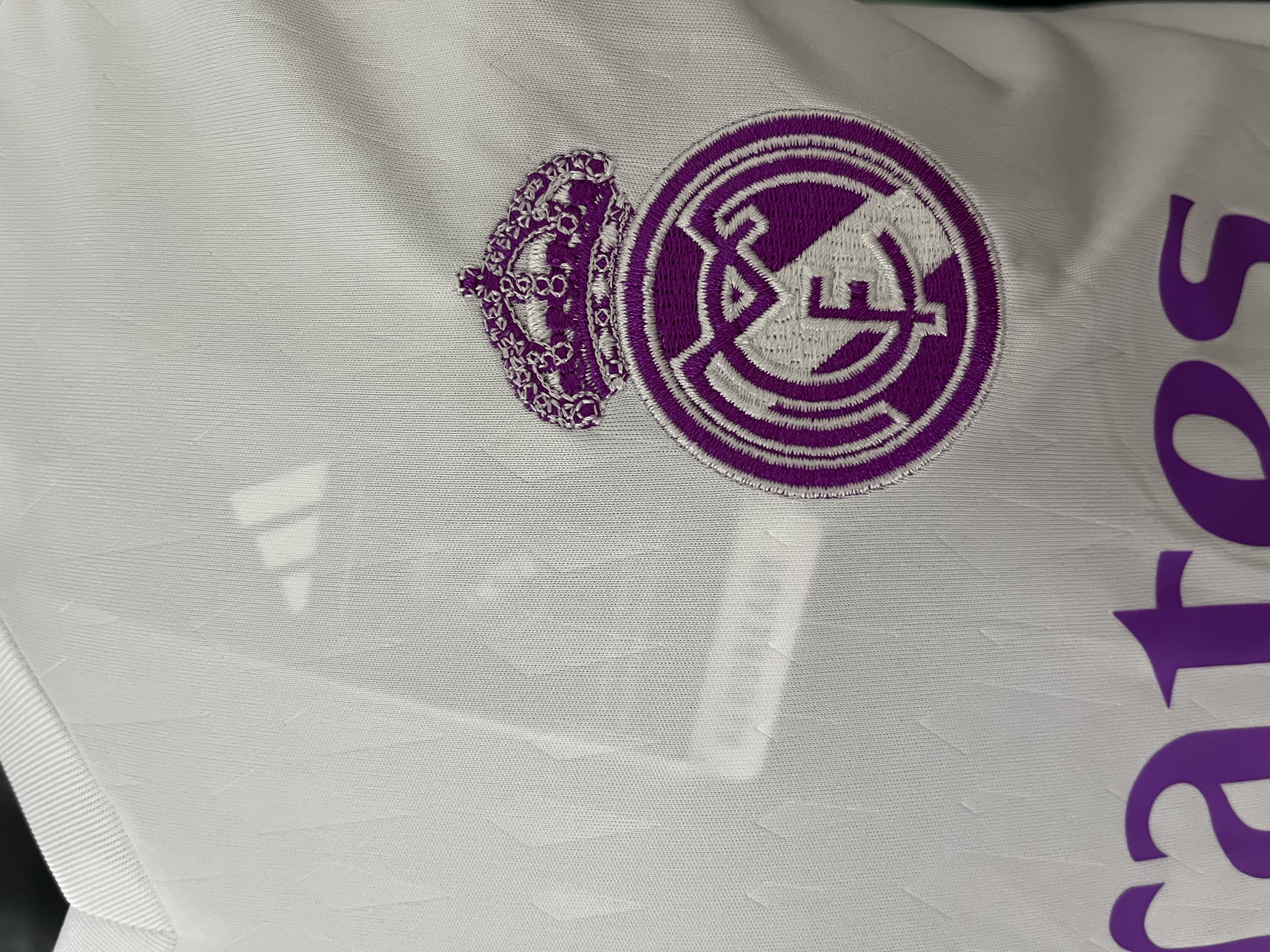 Real Madrid white away goalkeeper for the 23/24 season