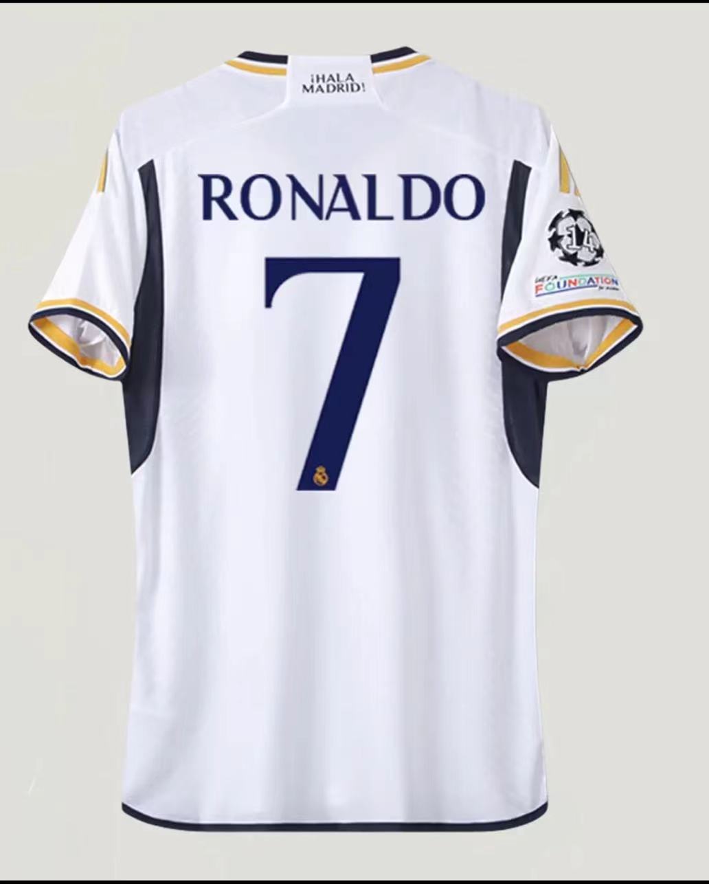 Real Madrid 7 Short Sleeve Jersey VINIJR 23 24 Home Soccer Jersey