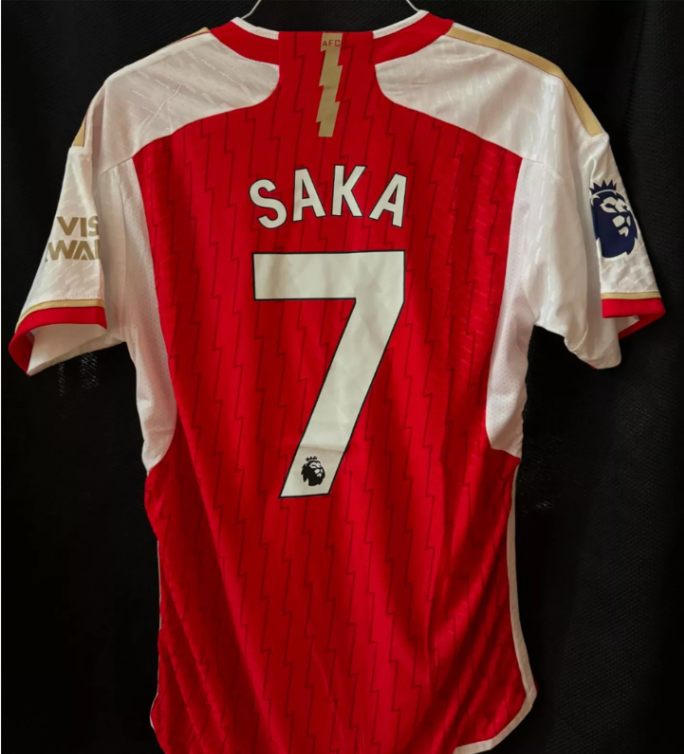 Bukayo Saka Arsenal FC Football Kit Soccer Jersey - Men's L