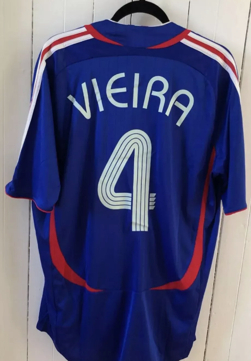 FRANCE ADIDAS JERSEY 4 Vieira legend XL 2006 vintage collection Teamgeist