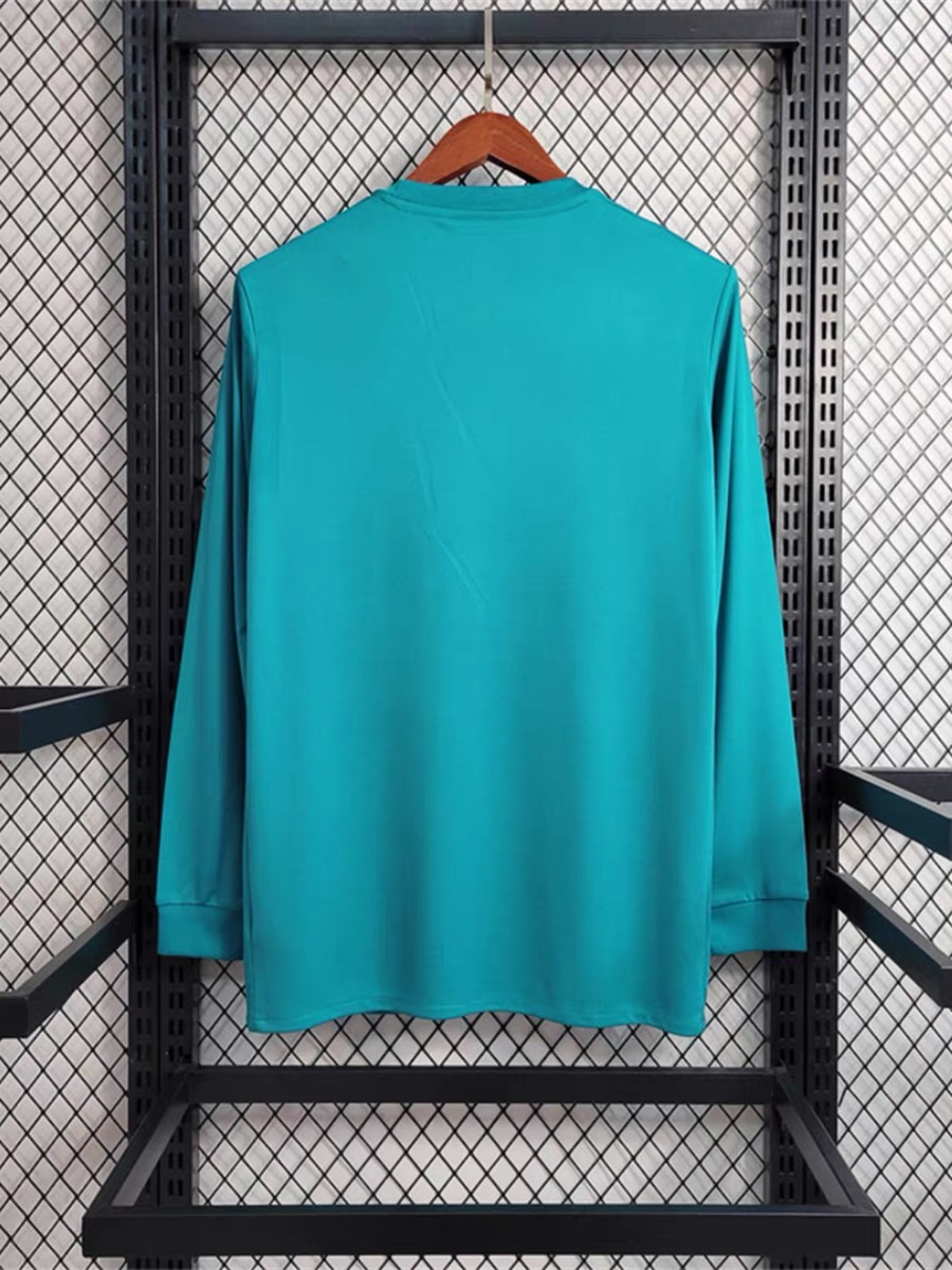 17-18 Real Madrid second away long sleeve retro fan version jersey No. 7 C Ronaldo football jersey