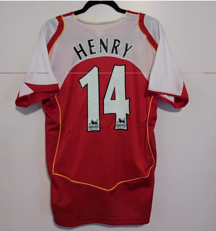 FC Arsenal Thierry Henry Retro Jersey 2004-2005 Men's XL