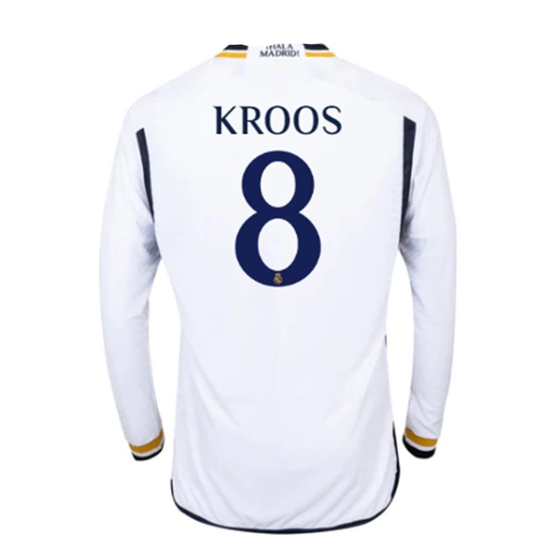23-24 season Real Madrid home long-sleeved jersey No. 5 Bellingham No. 10 Modric football uniform men