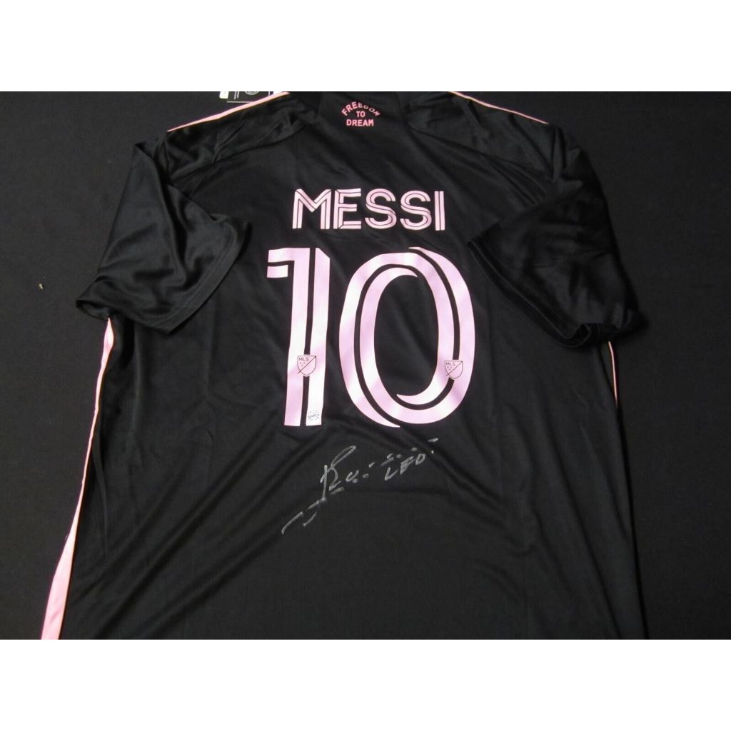 Lionel MESSI prited signed Miami Jersey