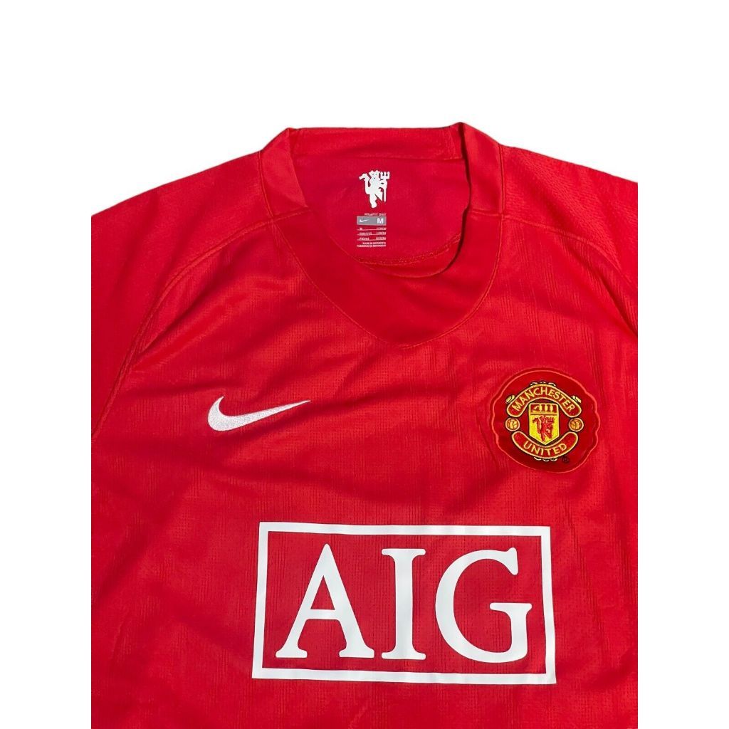 Autographed  prited Signed Wayne Rooney Manchester United Red 2008 Jersey Beckett