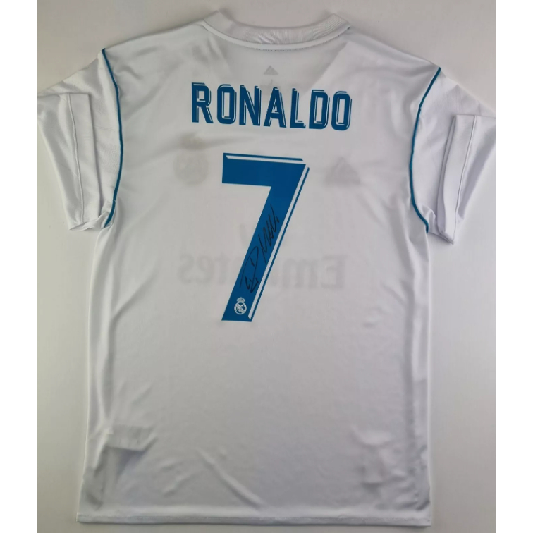 Cristiano Ronaldo CR7 Real Madrid 2017-2018 Hand Signed prined.