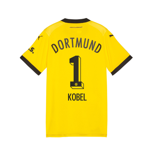 Gregor Kobel 1 Borussia Dortmund 202324 Home Men Jersey - BlackYellow