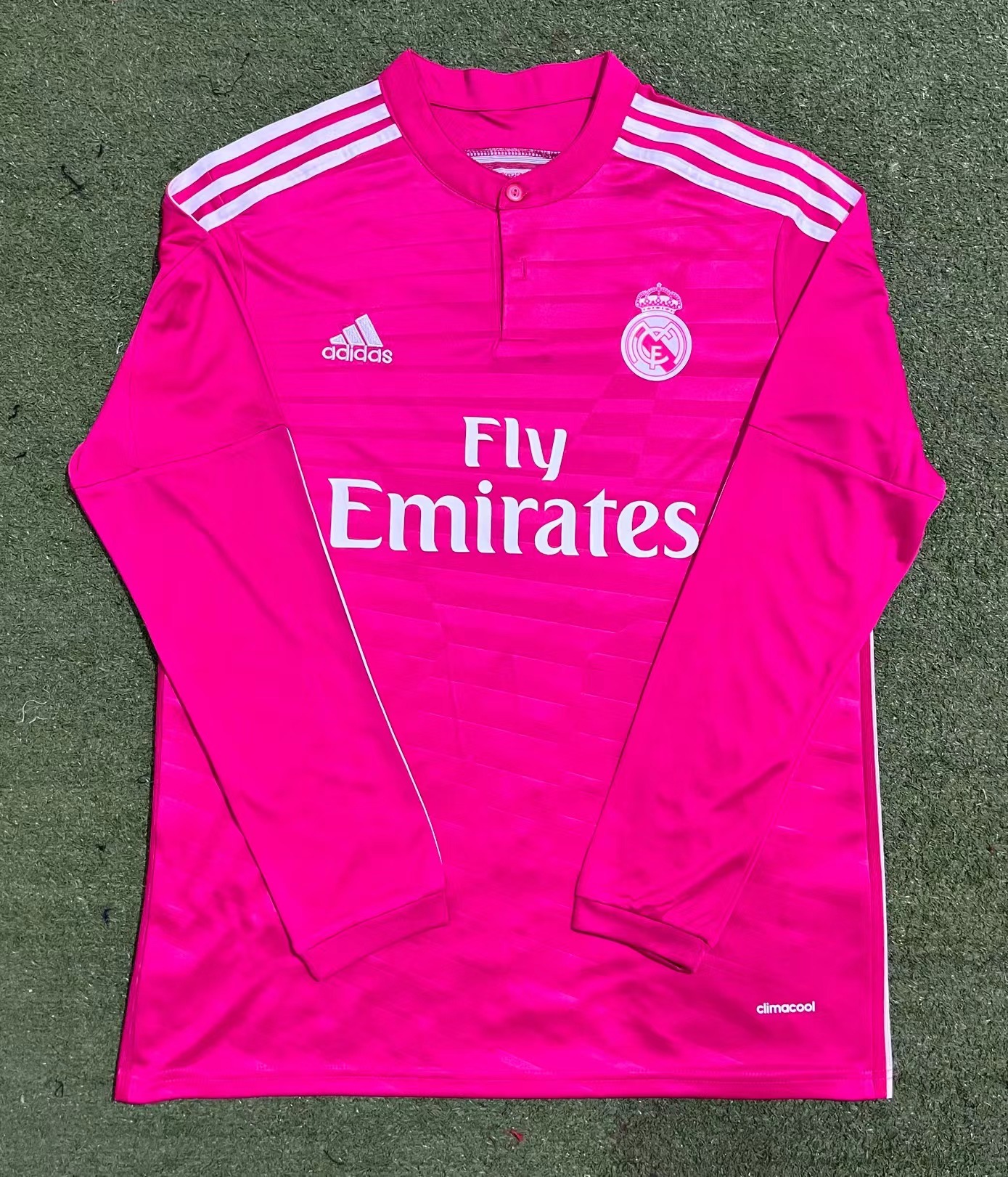 14-15 Real Madrid away Pink Long sleeve S-2XL