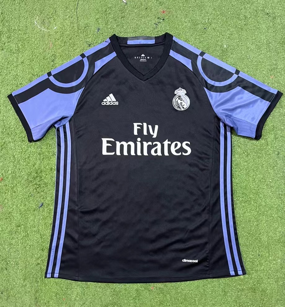 16-17 Real Madrid Two passenger Black S-2XL