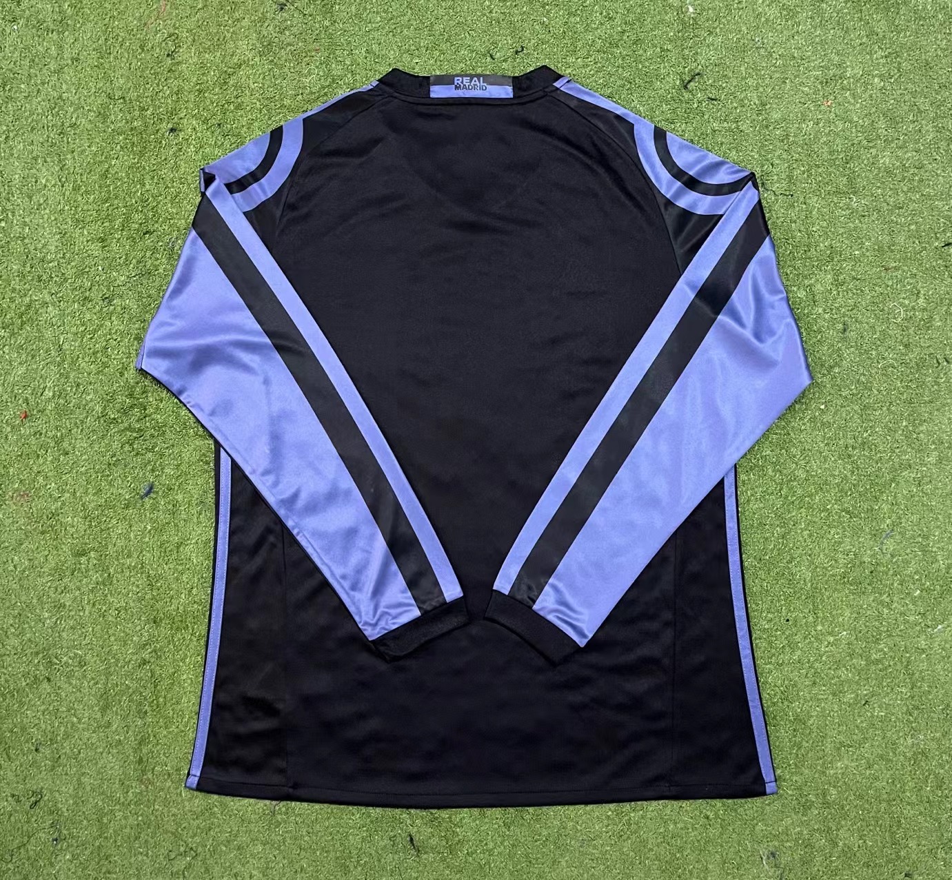 16-17 Real Madrid two guest black long sleeve S-2XL