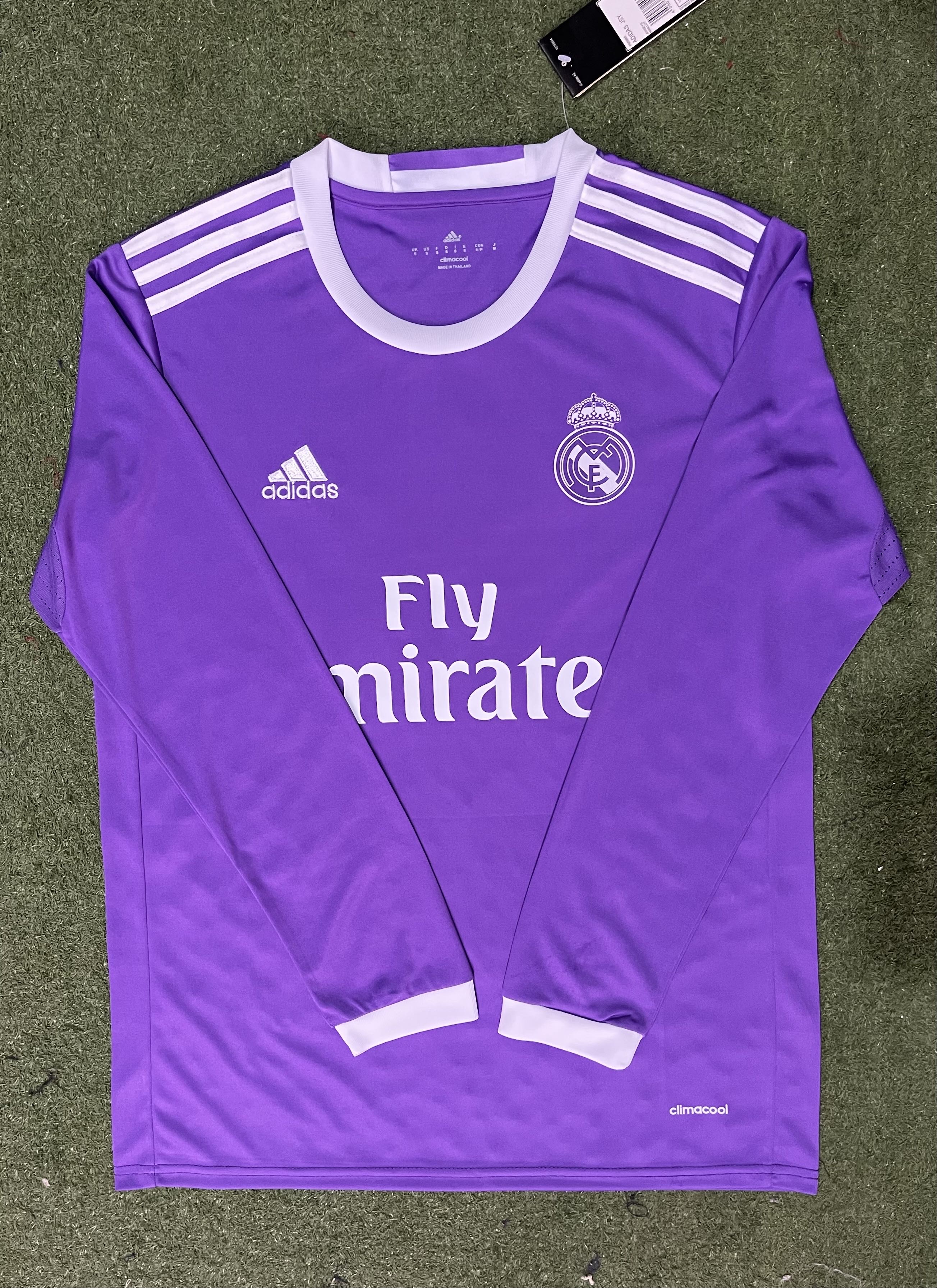 16-17 Real Madrid guest purple long sleeves