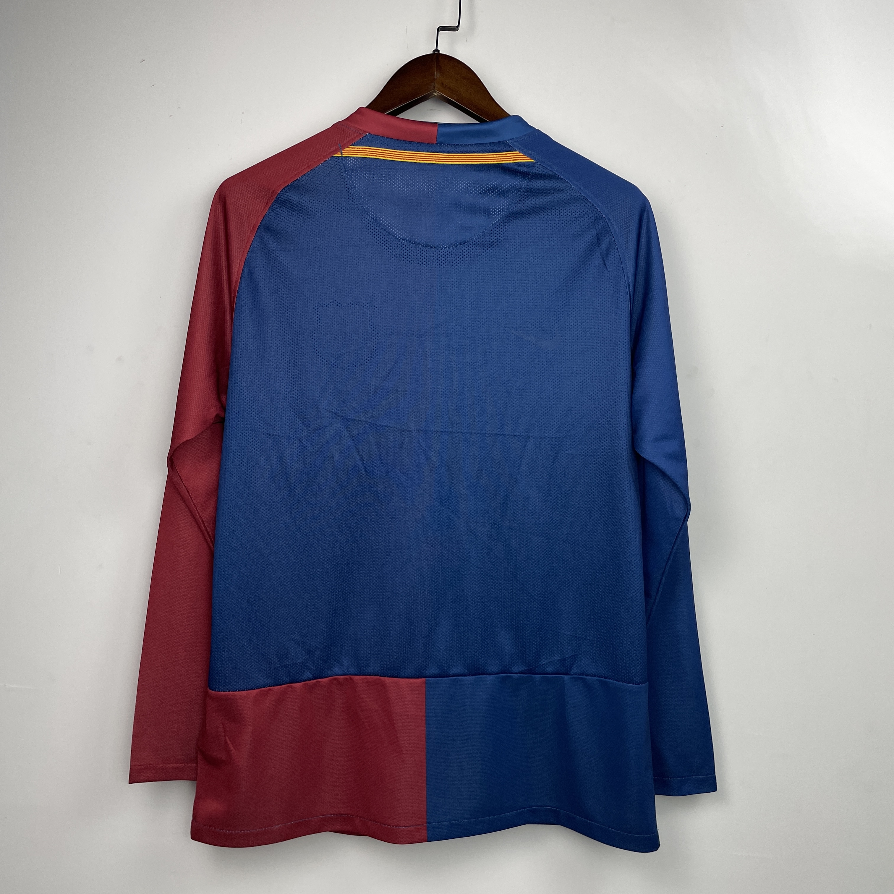 08-09 Barcelona main Champions League version long sleeve S-2XL