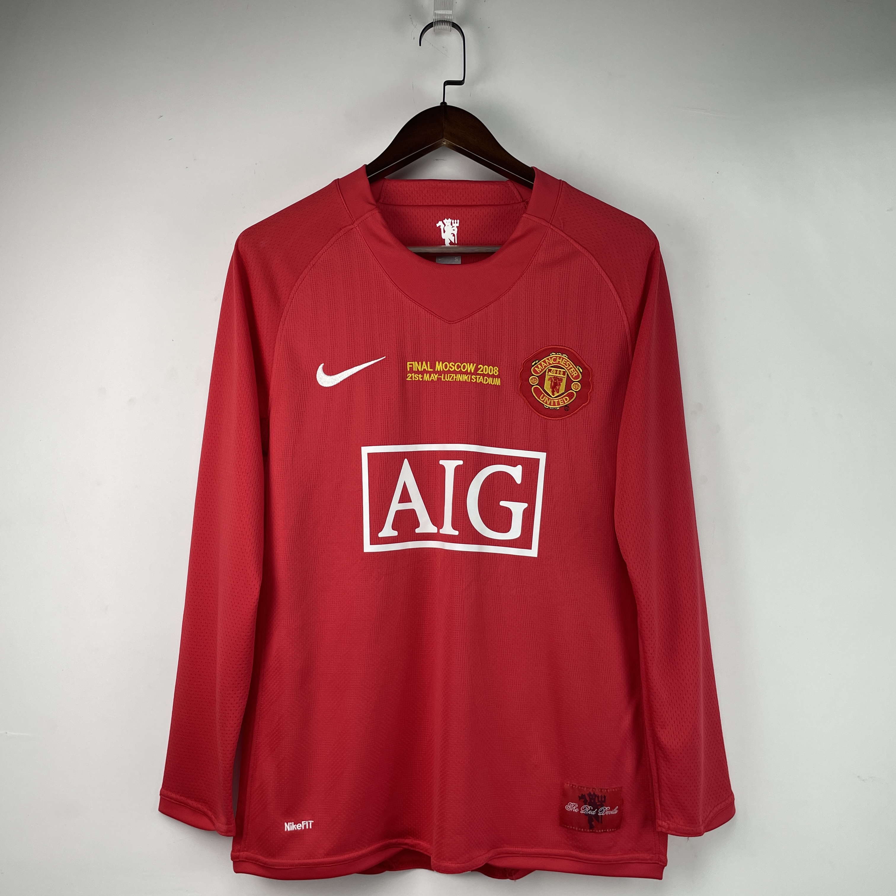 07-08 Manchester United Main Champions League long sleeve S-2XL