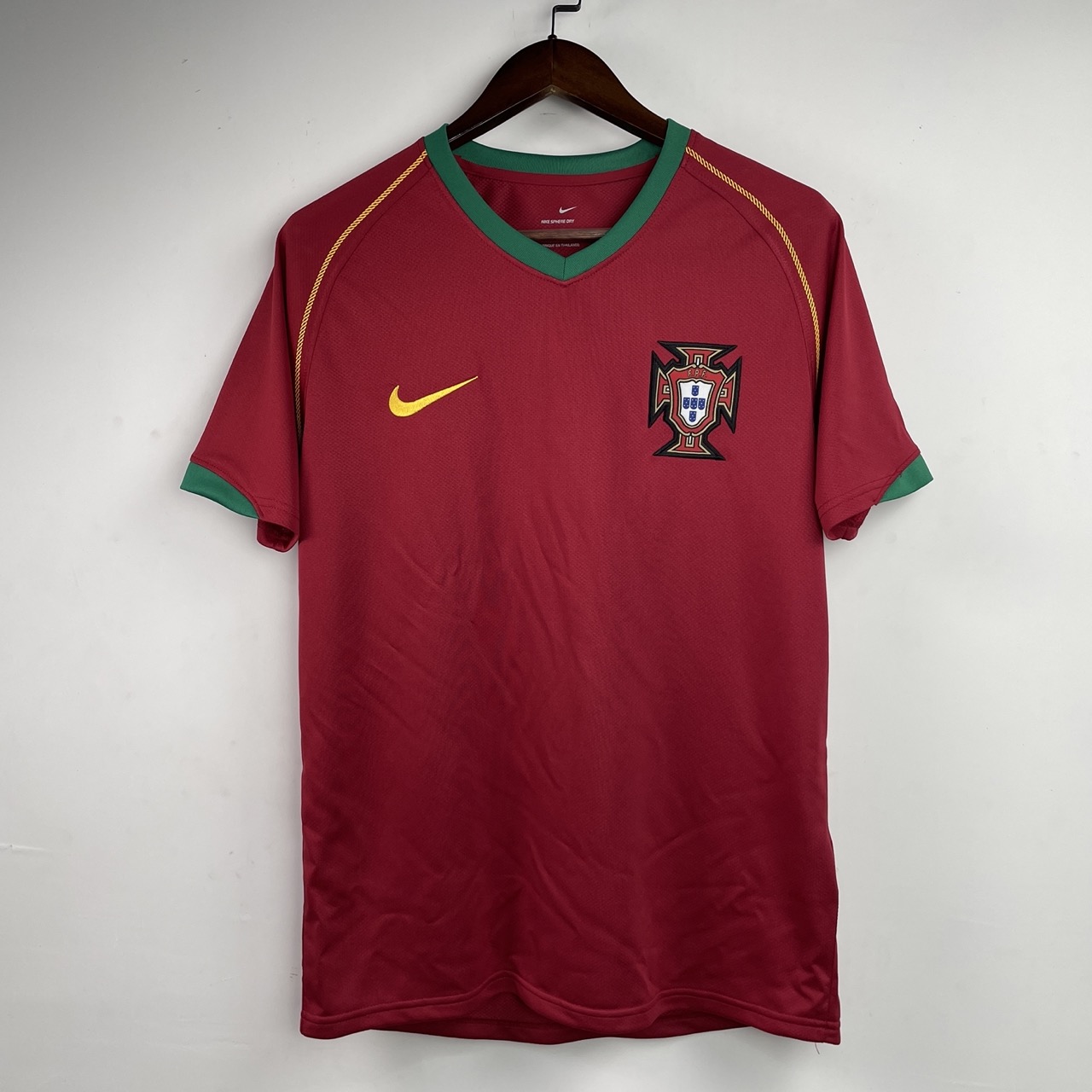 2006 season Portugal home red football uniform S-2XL
