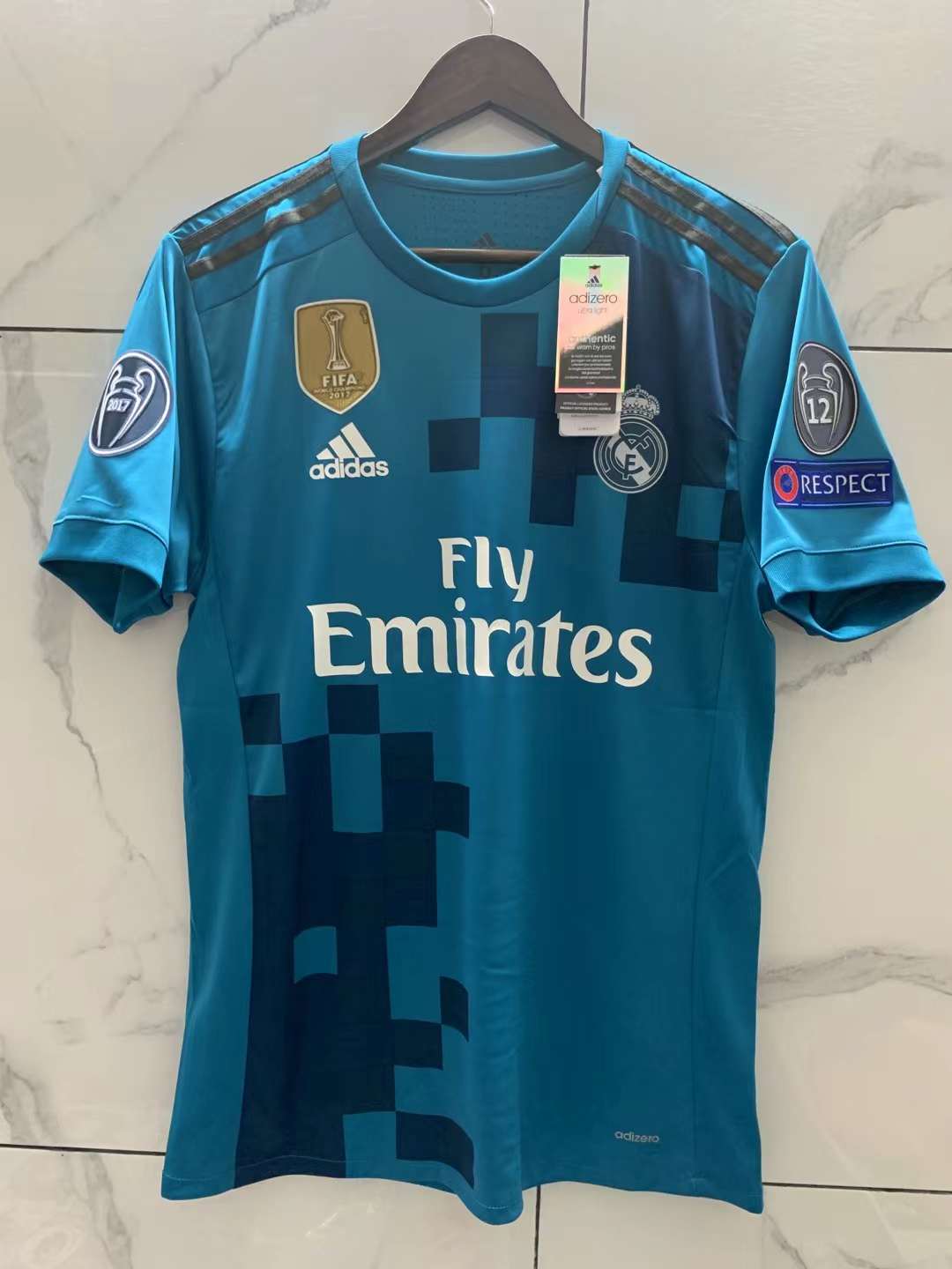 1718 Real Madrid second away number 7 Cristiano Ronaldo jersey