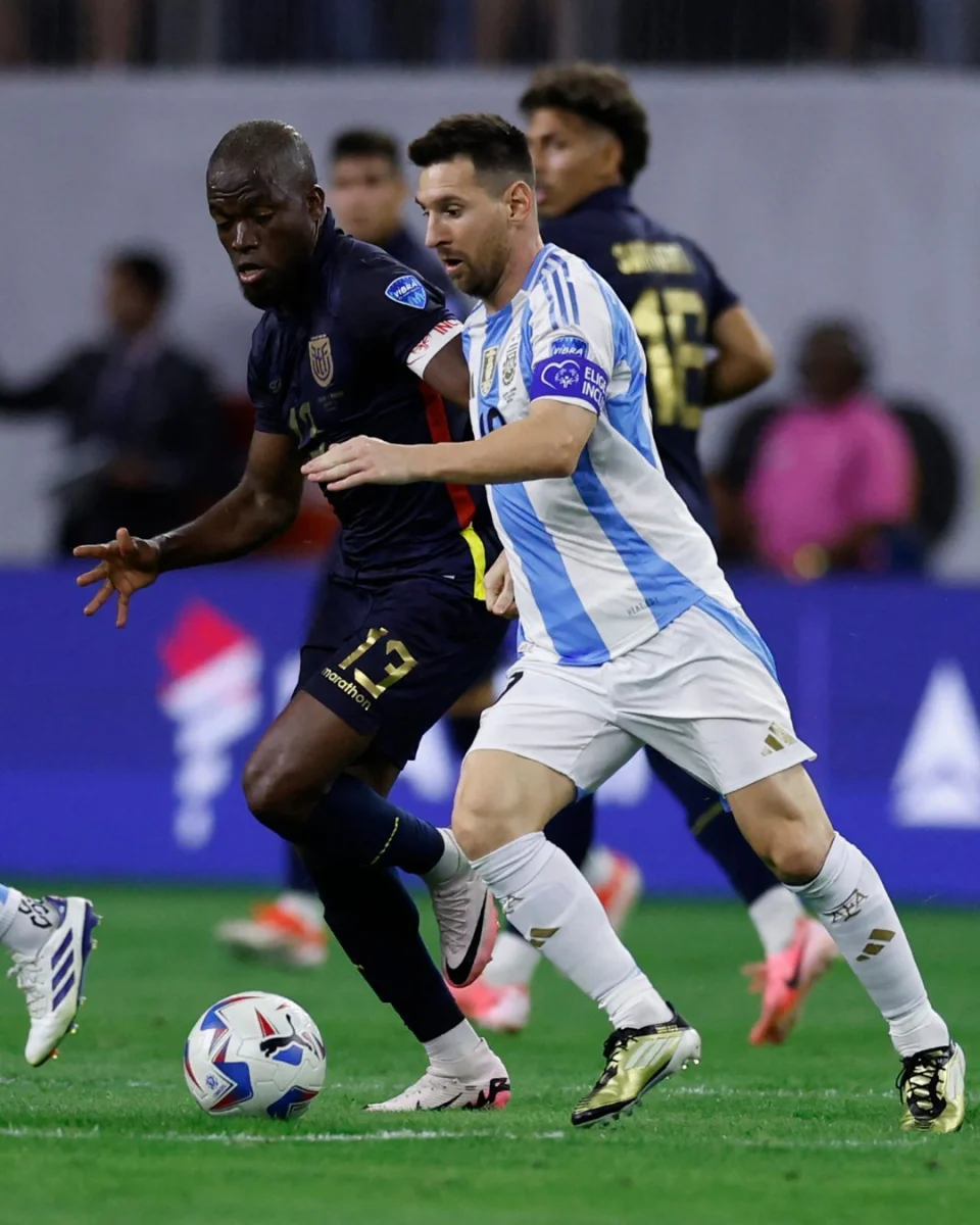 Copa America: Argentina beat Ecuador on penalties to advance to the last four Lionel Messi misses two big Martin points.【fangjie】