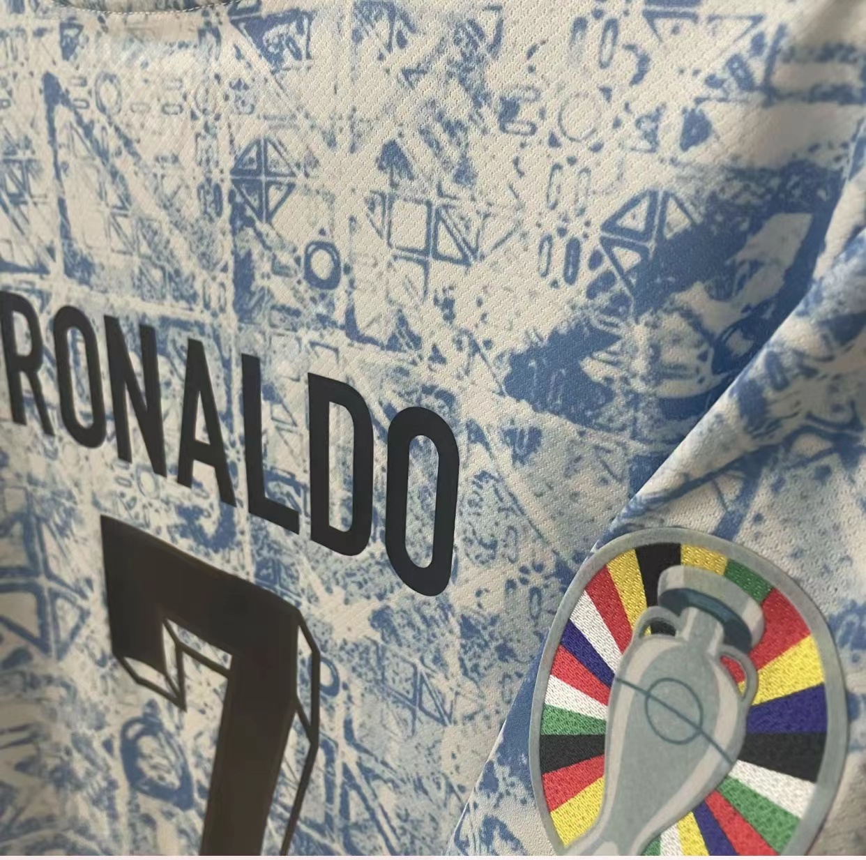 2024 European Cup Portugal Home and away kit No.7 Ronaldo ShortSleeve Breathable Football Jersey