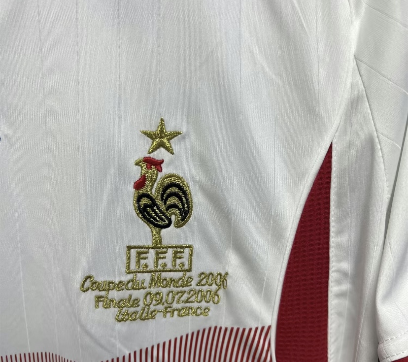 2006 World Cup France Zidane No.10 HomeShort Sleeve Soccer Jersey