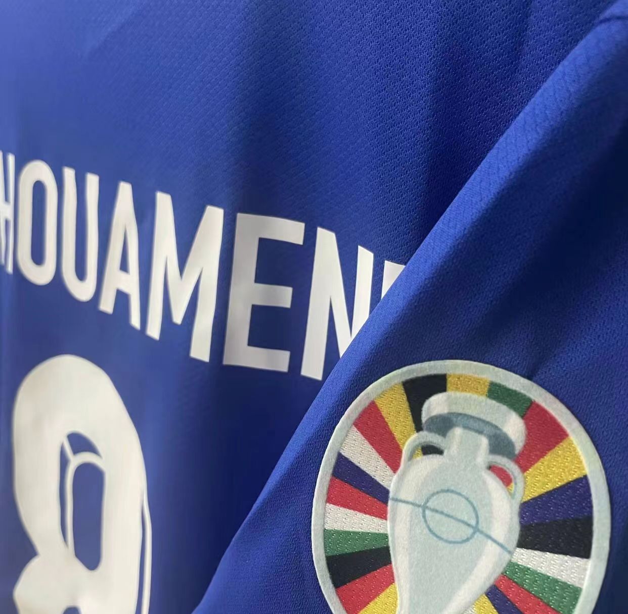 2024 European Cup France Home kit NO.8 TCHOUAMENI, Breathable Football Jersey