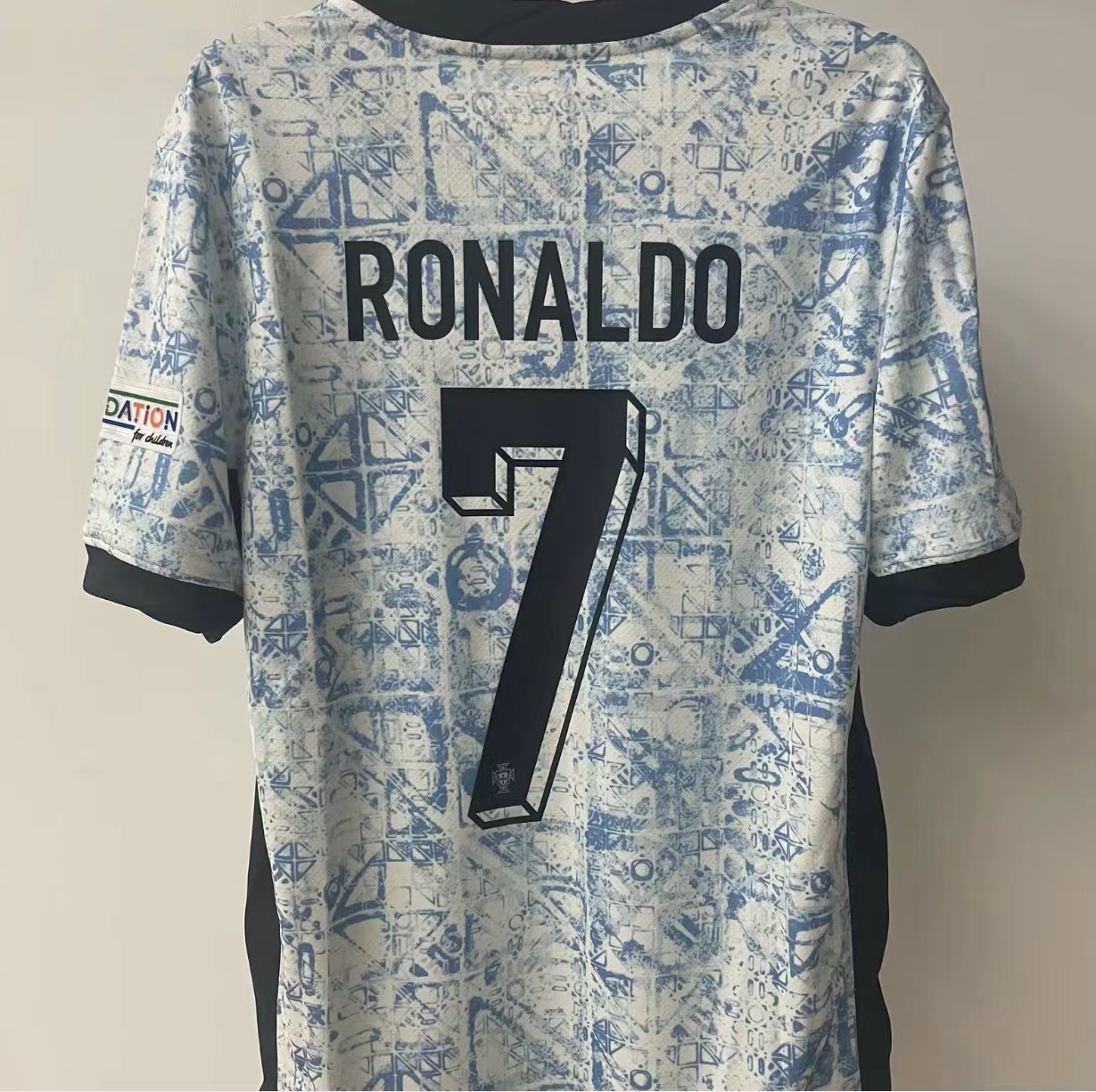 2024 European Cup Portugal Home and away kit No.7 Ronaldo ShortSleeve Breathable Football Jersey
