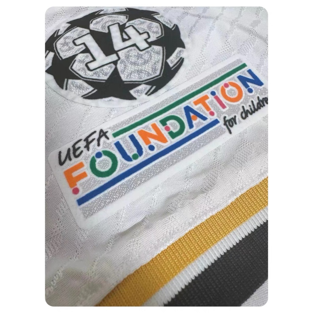 2024-2025 Real Madrid Home Number 5Bellingham Short Sleeve Soccer BreathableJersey