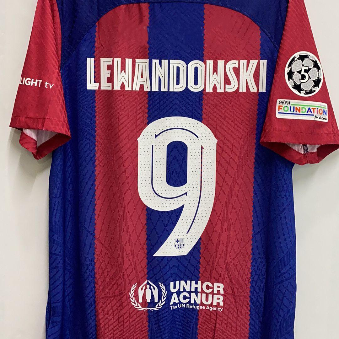 23-24 Barca home Champions League edition jersey No. 6 Garvey 21 De Jong Pedri Felix football jersey