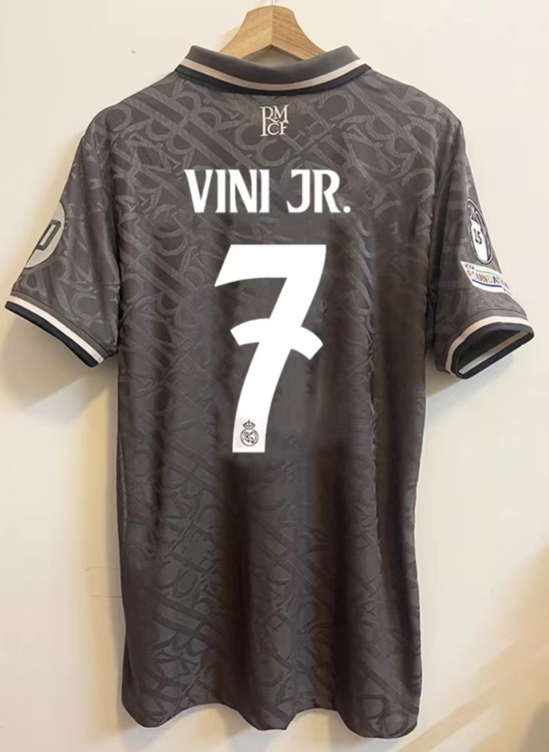 24-25 Real Madrid shirt Second away fans Edition No. 9 Mbappe No. 5 Bellingham football jersey