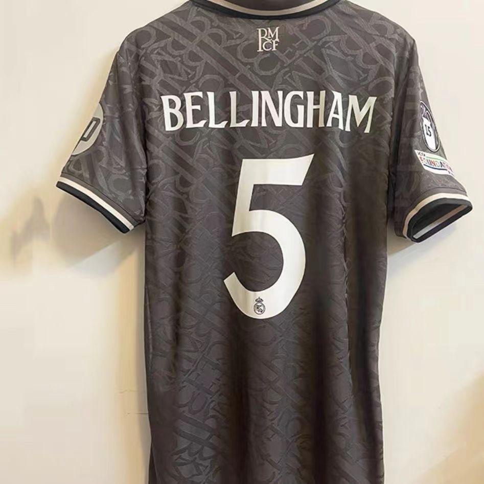 24-25 Real Madrid shirt Second away fans Edition No. 9 Mbappe No. 5 Bellingham football jersey