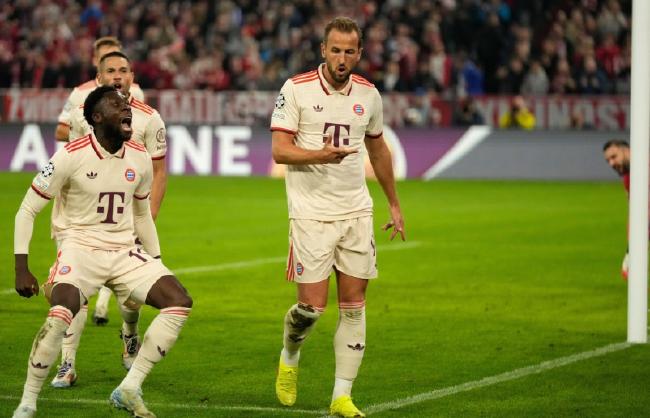 Champions League - Kane and Olisse made it 9-2 for Bayern[weirushui]
