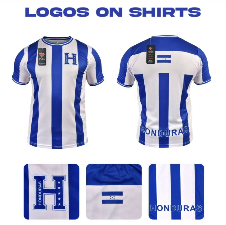 Fury Honduras Soccer Jersey Honduras Soccer Shirt Football Honduras Jersey MenWomen Unisexshirtslati