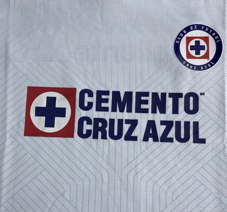 23 24 Mexico Ligamx League Cruz AzulHome Jersey Short Sleeve SoccerJersey Fans Version